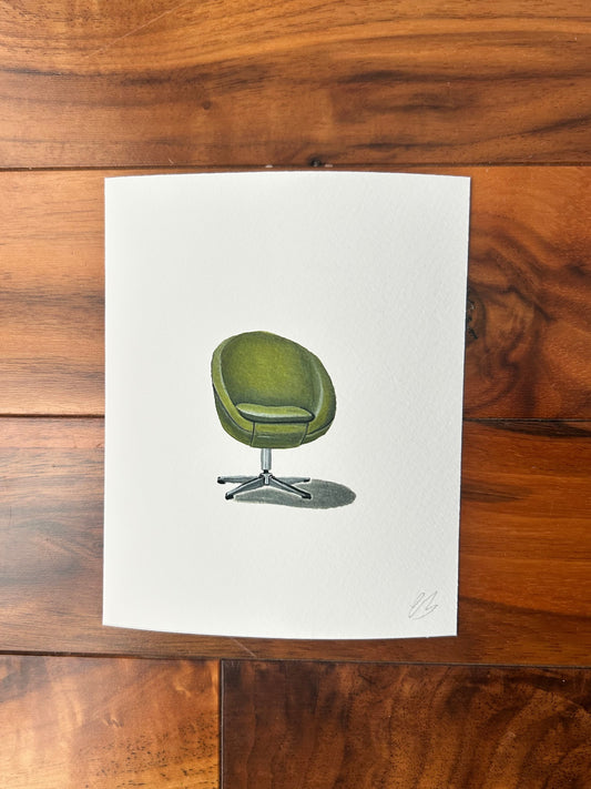 Swivel Chair Print
